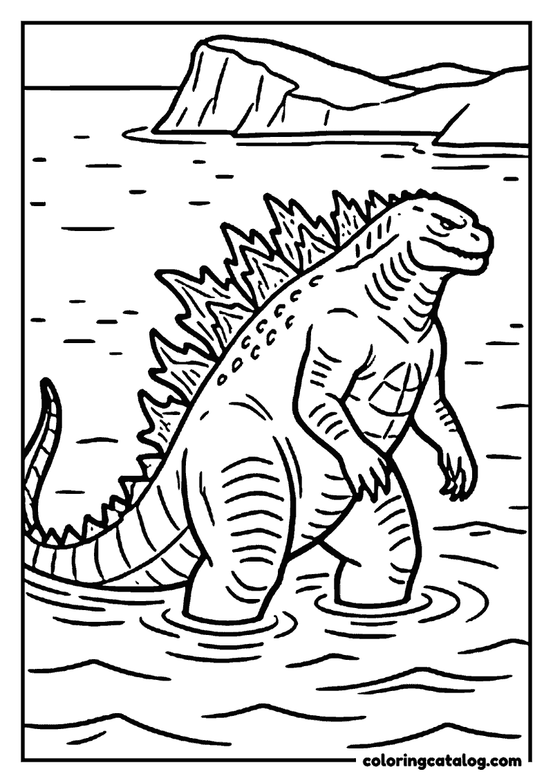 Tooth Drawing.pdf Godzilla Coloring Pages: 35 Free Printables