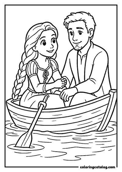 Rapunzel Coloring Pages: 33 Free Printables